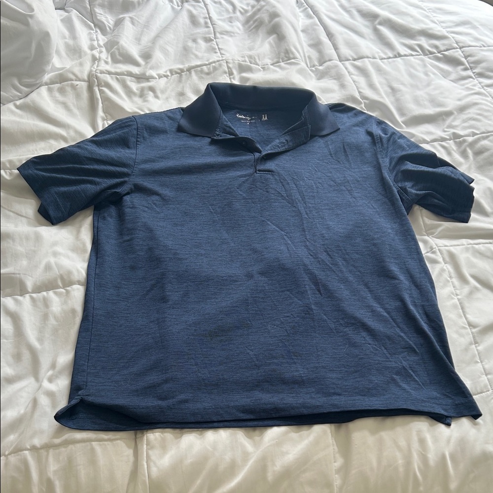 Walter Hagen Men's Blue Polo Shirt